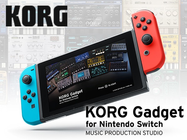 ゲーム感覚で作曲！KORG Gadget for Nintendo Switchの発売日が決定