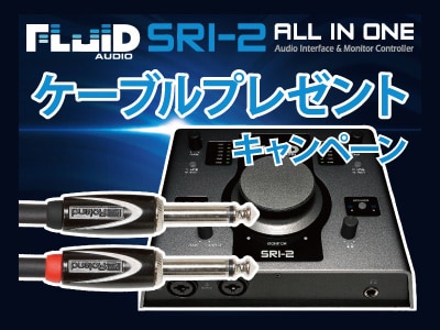 Fluid Audio / SRI-2 ケーブルプレゼント！