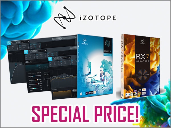 iZotope plug-ins limited time only special price!