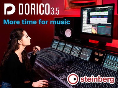 STEINBERGの楽譜作成ソフトDORICOが3.5へバージョンアップ！