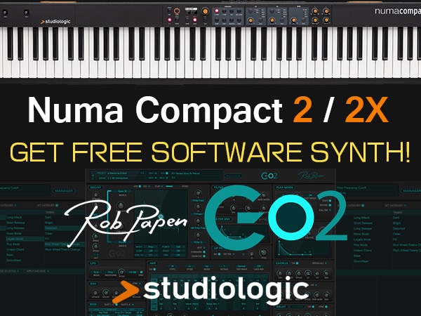 [Production support] Purchase Numa Compact 2/2x and get free software synth!