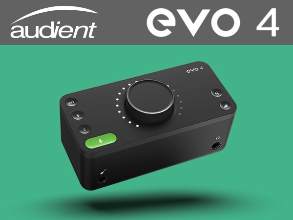 AUDIENT's popular EVO4 audio interface arrives!