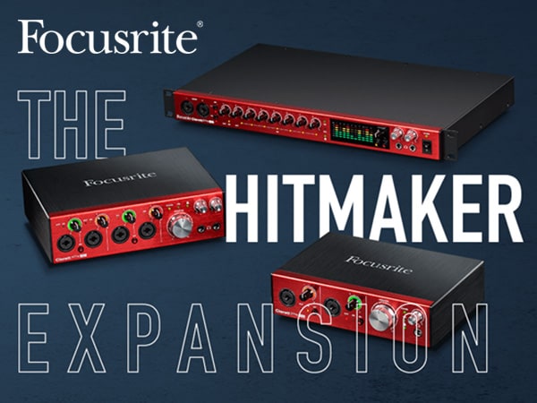 FOCUSRITE / Clarett HIT MAKER EXPANSION plug-in present!