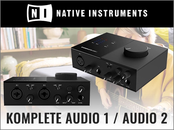 人気オーディオインターフェイスNative Instruments / KOMPLETE AUDIO 入荷！