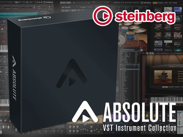 STEINBERG / Absolute 5 multi-software instruments plugin released!