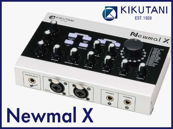 Introducing KIKUTANI / Newmal X, an audio interface with excellent ease of use!