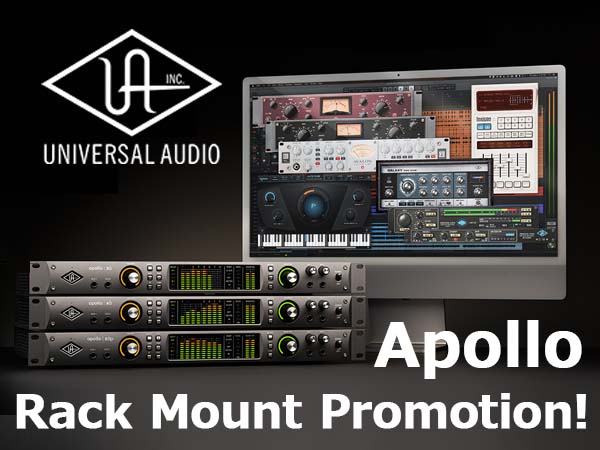 UNIVERSAL AUDIO Apollo Rack Mount Promotion!