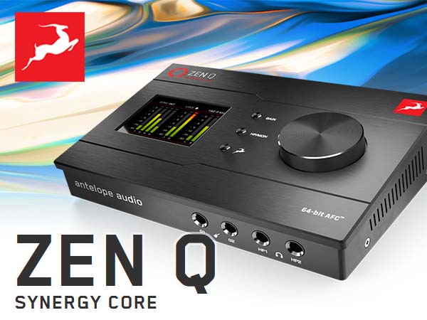 Antelope Audioのオーディオインターフェイス「ZEN Q Synergy Core」にUSB版が新登場！
