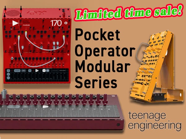 TEENAGE ENGINEERING's Pocket Operator Modular series on limited time sale!