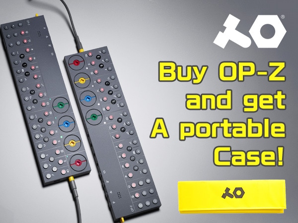 Buy TEENAGE ENGINEERING OP-Z and get a portable case!