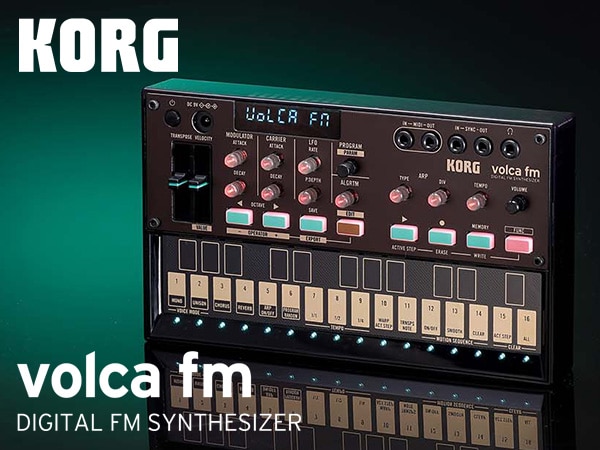 New KORG's popular VOLCA series synthesizers luanched