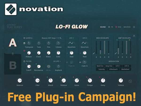【NOVATION User Privilege】 Free Plug-in Campaign!