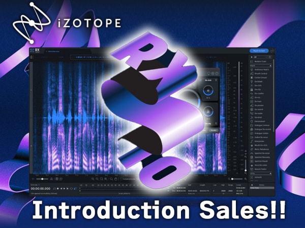 Introducing iZotope RX 10 to hold an introduction sales