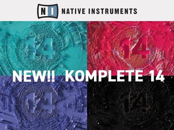 Native Instrumentsの人気ソフトウェア最新版「KOMPLETE 14」発売！