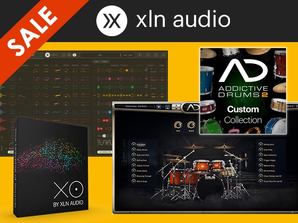 XLN AUDIO人気ドラム音源「Addictive Drums 2シリーズ」など限定特価！