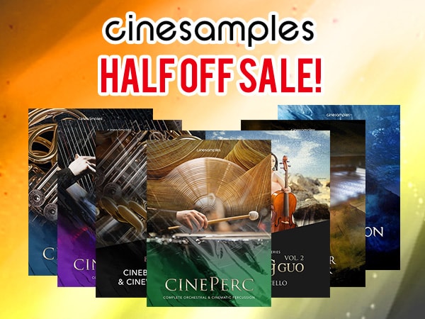 All Cinesamples half off sale!