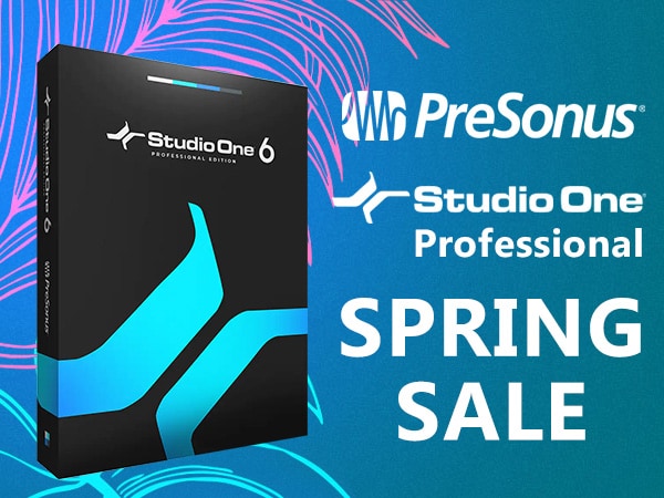 大人気DAWソフトPRESONUS「Studio One Professional」スプリングセール開催！