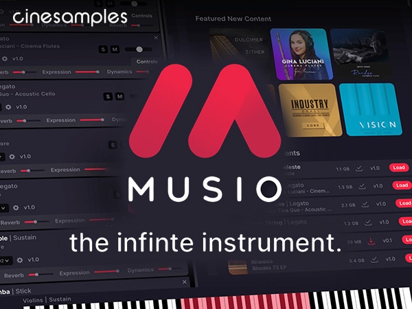 Cinesamplesのインストゥルメント・ライブラリ「Musio」発売！