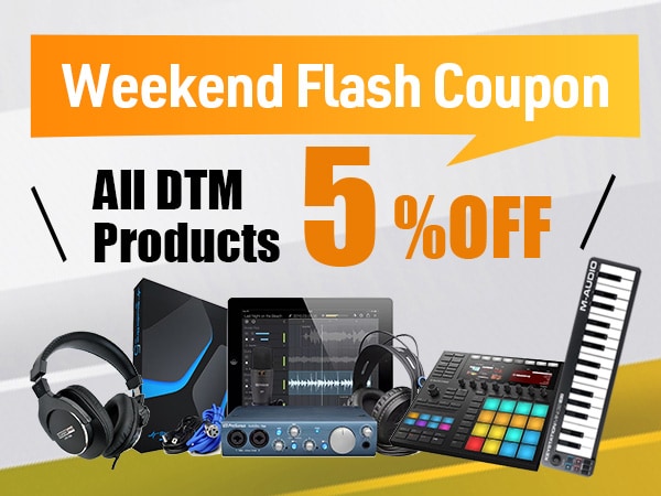 Don't miss out on our Weekend Flash Coupon! Get 5% off all DTM products