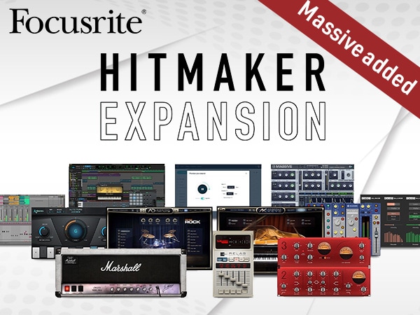 The Massive added to the FOCUSRITE plug-in bundle!