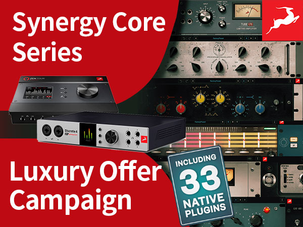 It extended the Campaign period! ANTELOPE AUDIO "Synergy Core" series luxury rewards campaign!