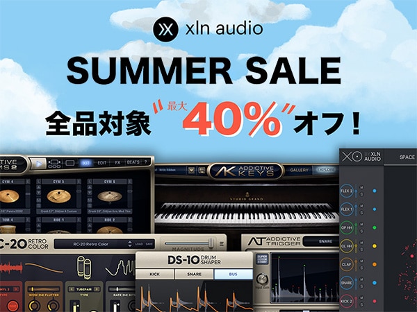 Up to 40% off. XLN AUDIO Summer Sale is underway!