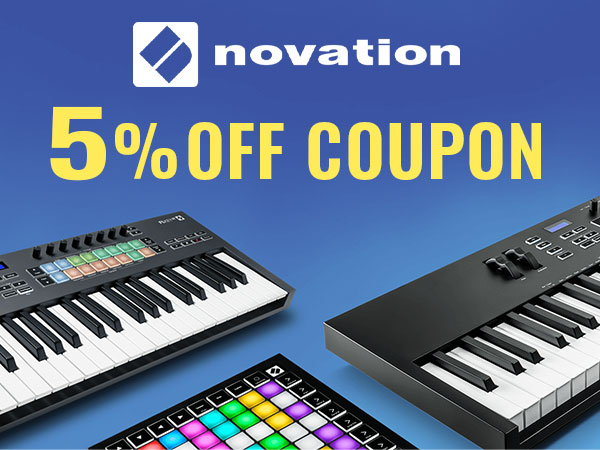 【期間限定】NOVATION製品5％OFFクーポン配布中！