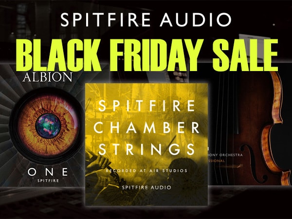 Spitfire Audioブラックフライデーセール開始！