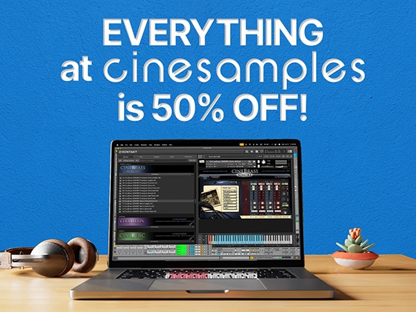 [Half-Price Sale] Cinesamples Musio SALE！