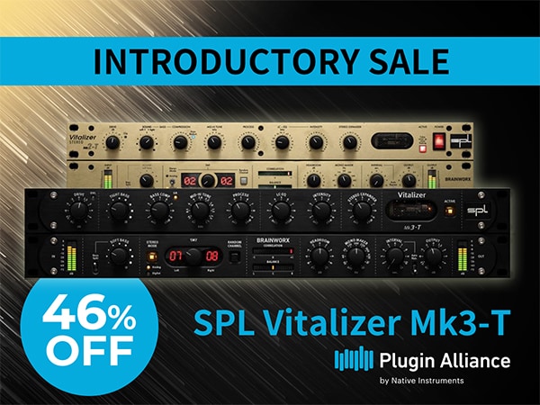 【46％OFF】Plugin Alliance「SPL Vitalizer Mk3-T」Introductory Sale!
