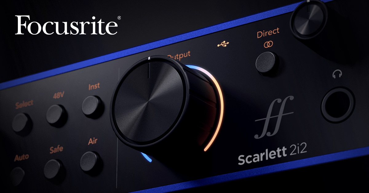 数量限定】Focusrite「Scarlett 2i2 4th Gen Anniversary Edition