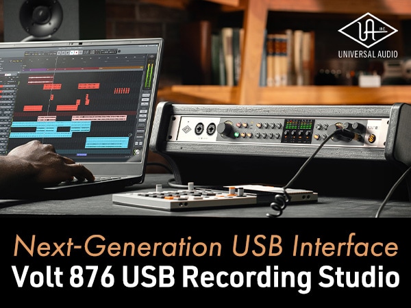 【New Product】UNIVERSAL AUDIO’s Next-Generation USB Interface “VOLT 876,” Featuring Eight Vintage Preamps, Now Available!