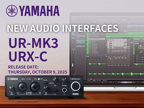 Yamaha Launches New Audio Interfaces: UR-MK3 and URX-C Series!