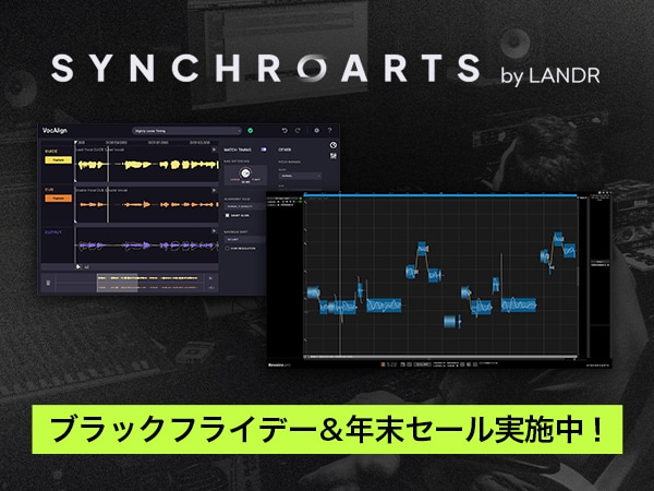 Synchro Arts ブラックフライデー&年末セール実施中！