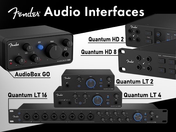 [New Products] Fender Studio Audio Interfaces “Quantum Series” and “AudioBox Go” Now Available!
