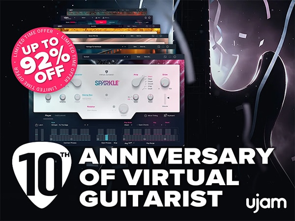 [UJAM] Virtual Guitarist 10th Anniversary SALE!!