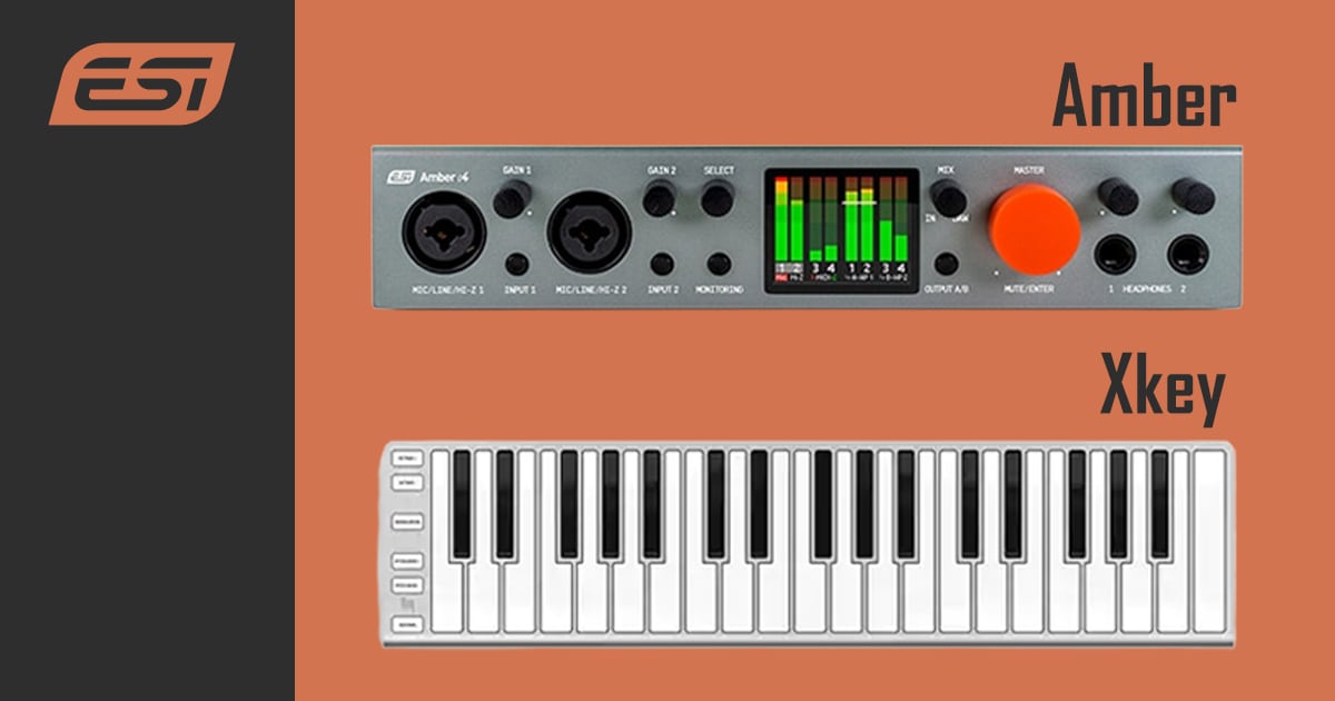 ESI「Amber」シリーズ、「Xkey」シリーズ特価セール開催！｜サウンドハウス