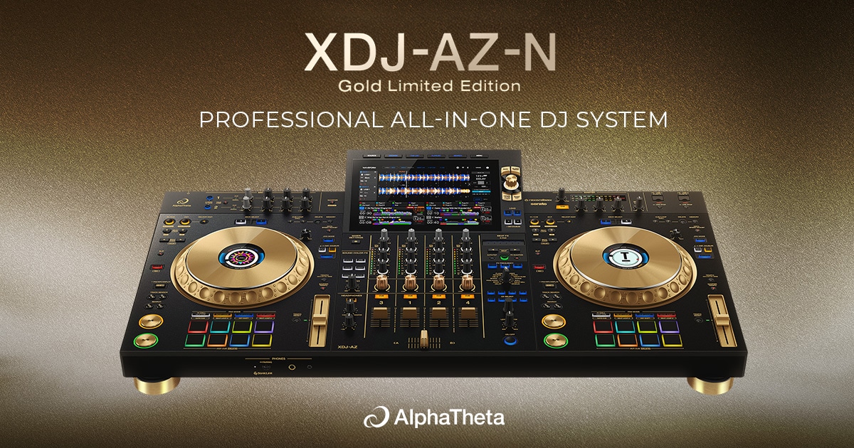 JADEX 公式アカウント 01様5 AlphaThetaの人気オールインワンDJ「XDJ-AZ」に限定モデル登場