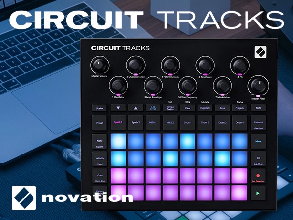 NOVATIONよりグルーブボックスCircuit tracks登場！