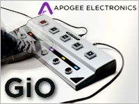 ApogeeがMac向けギター用インターフェース”GiO”を発表