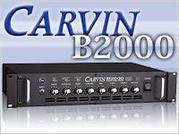 CARVINよりハイパワーなベースアンプヘッドB2000が登場！