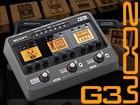 ZOOM G3遂に発売開始！