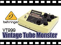 BEHRINGER ギター用 オーバードライブ VT999 の動画をアップしました。