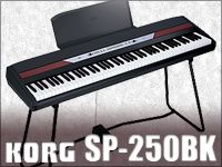 KORGのデジタルピアノSP-250BKが入荷