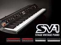 KORGのステージ・ピアノSV1にブラック・ボディとリバース・モデルが登場。