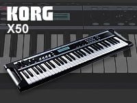 KORGの超軽量シンセX50が入荷しました。
