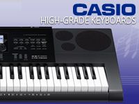 CASIOのハイグレードキーボード3機種が新登場。
