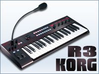 KORGのコンパクトな本格シンセR3が再入荷。
