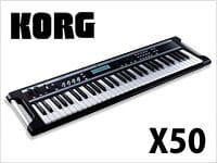 KORGの超軽量シンセX50が入荷しました。