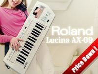 ROLANDのシンセサイザーLucina AX-09 Whiteアウトレット特価！